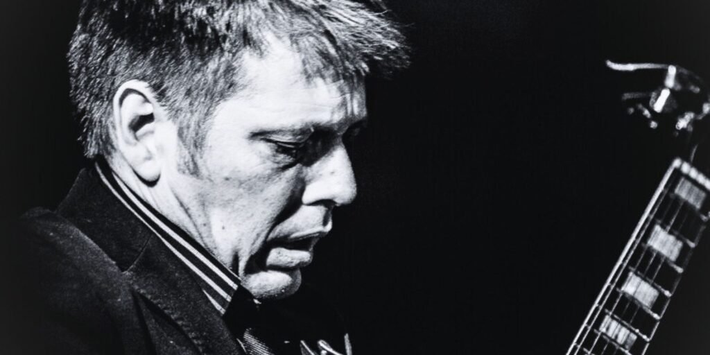 Nigel Price in profile b/w